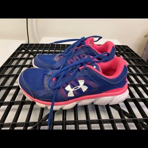 Under Armour Micro G Split Blue/Pink Sneakers